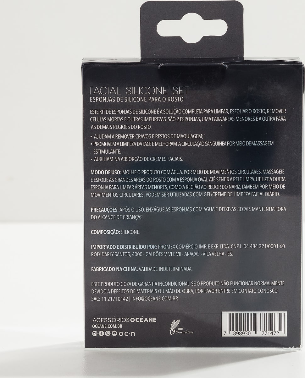 Facial Silicone Set - Esponjas de Silicone para o Rosto
