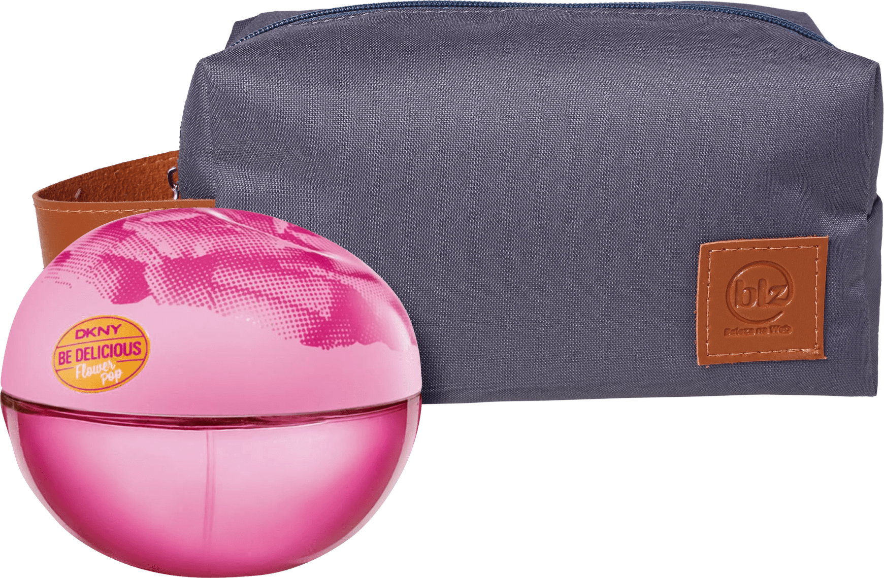 Conjunto Be Delicious Flower Pop Pink Bag DKNY Feminino - Eau de Toilette 50ml + Nécessaire