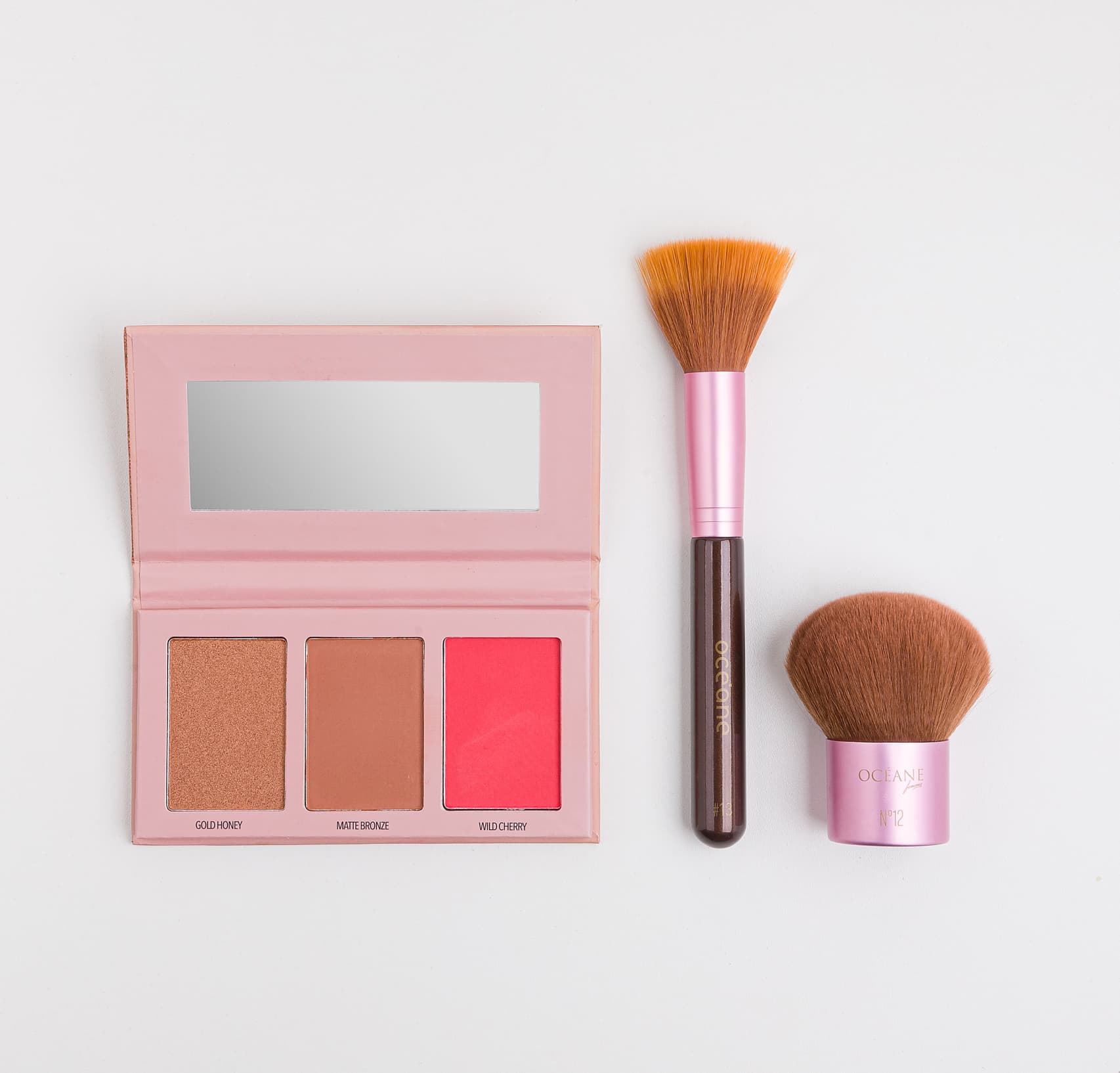 Kit Paleta Bronzer e Blush Collection + Pincéis