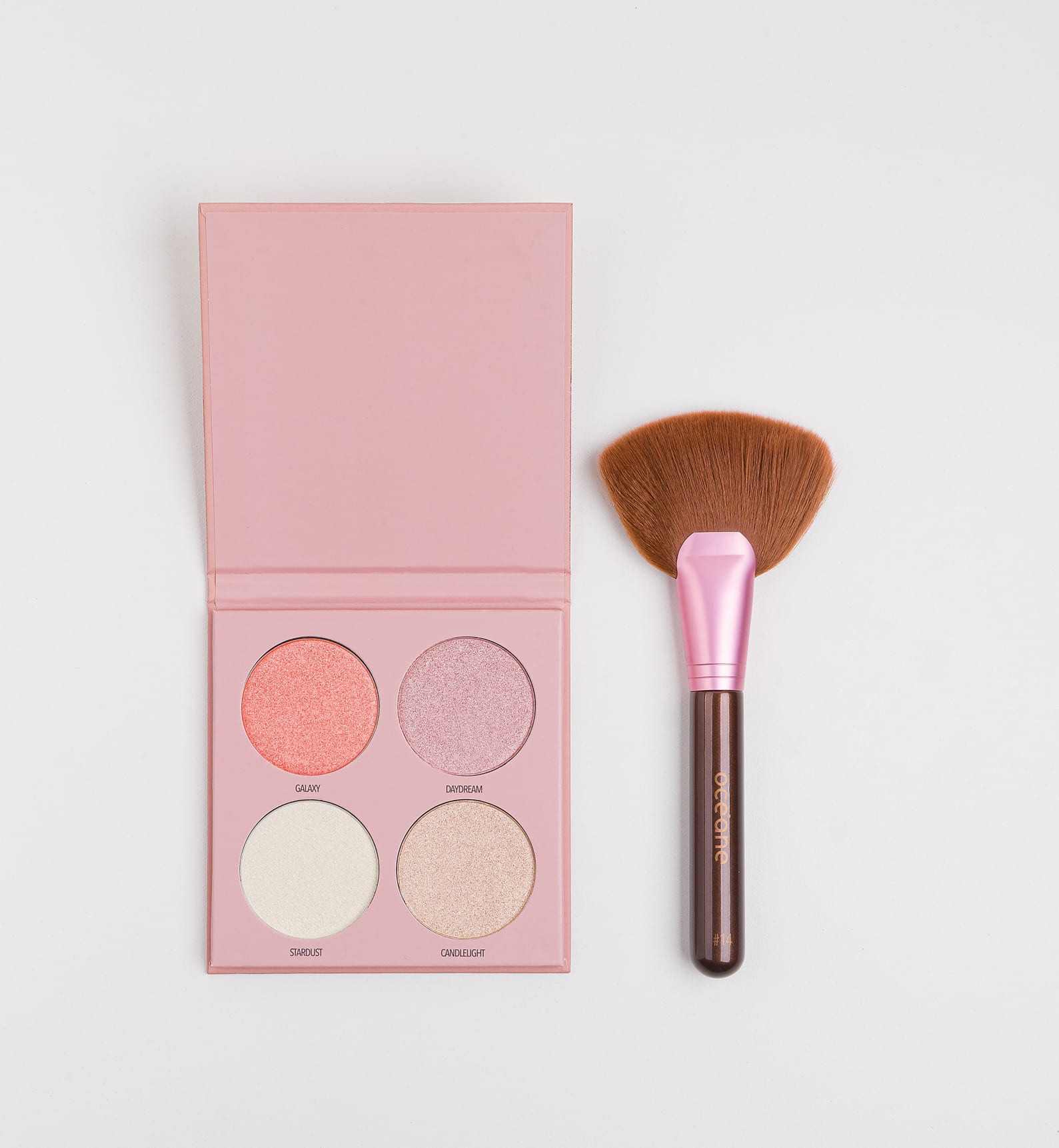 Kit Paleta de Iluminadores Collection + Pincel Leque