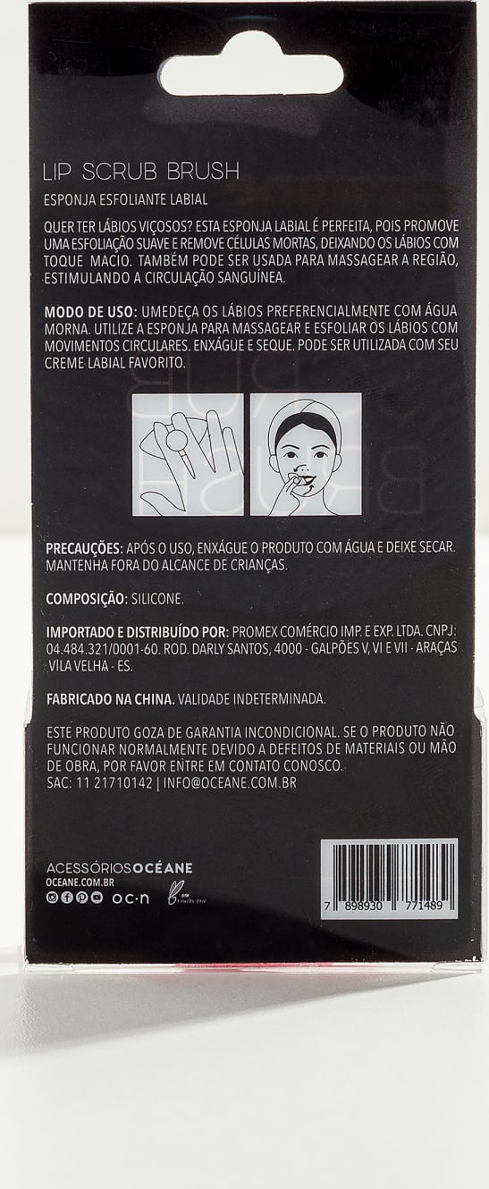 Lip Scrub Brush - Esponja Esfoliante Labial