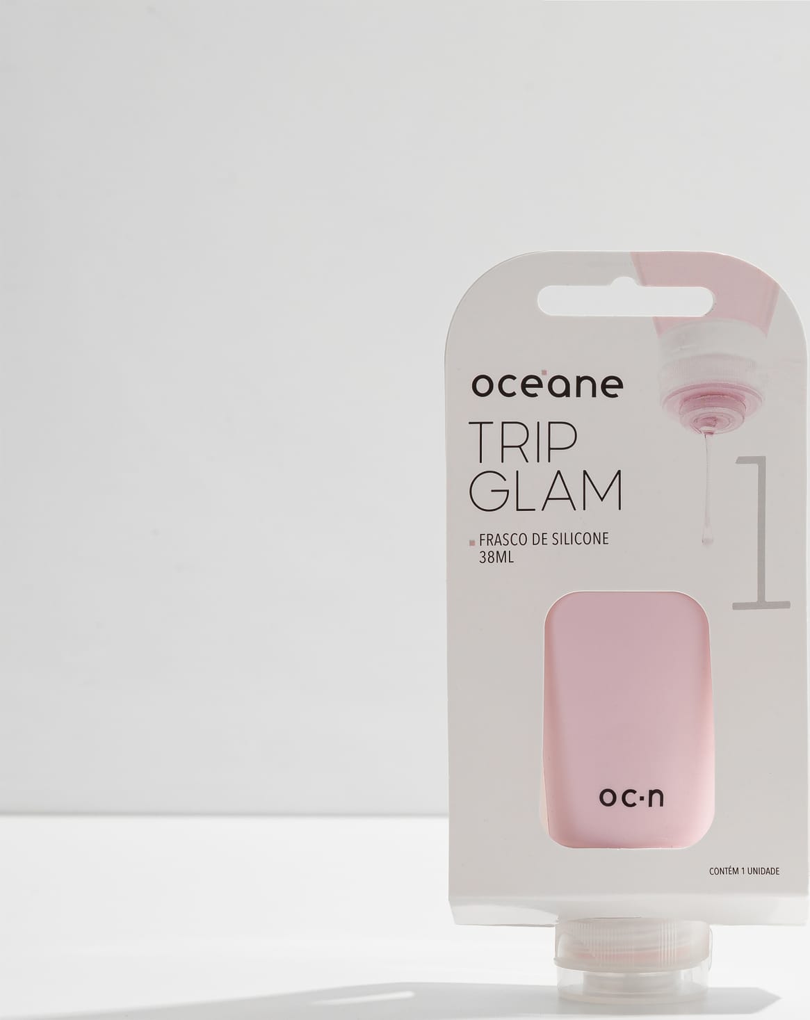 Trip Glam 1 38ml - Frasco de Silicone Rosa