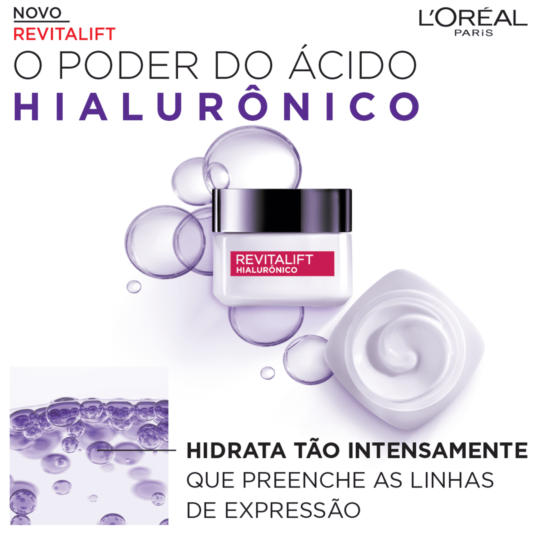 L'Oréal Paris Revitalift Hialurônico FPS 20 Tratamento Diurno - Anti-Idade 50ml