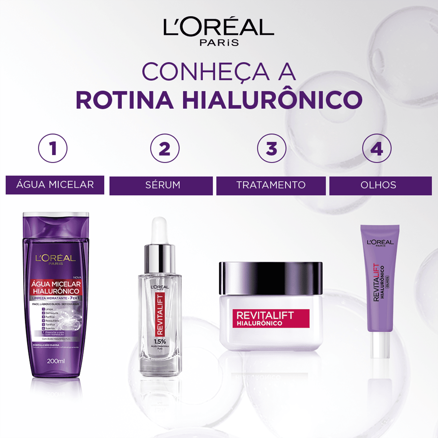 L'Oréal Paris Revitalift Hialurônico FPS 20 Tratamento Diurno - Creme Anti-Idade 50ml
