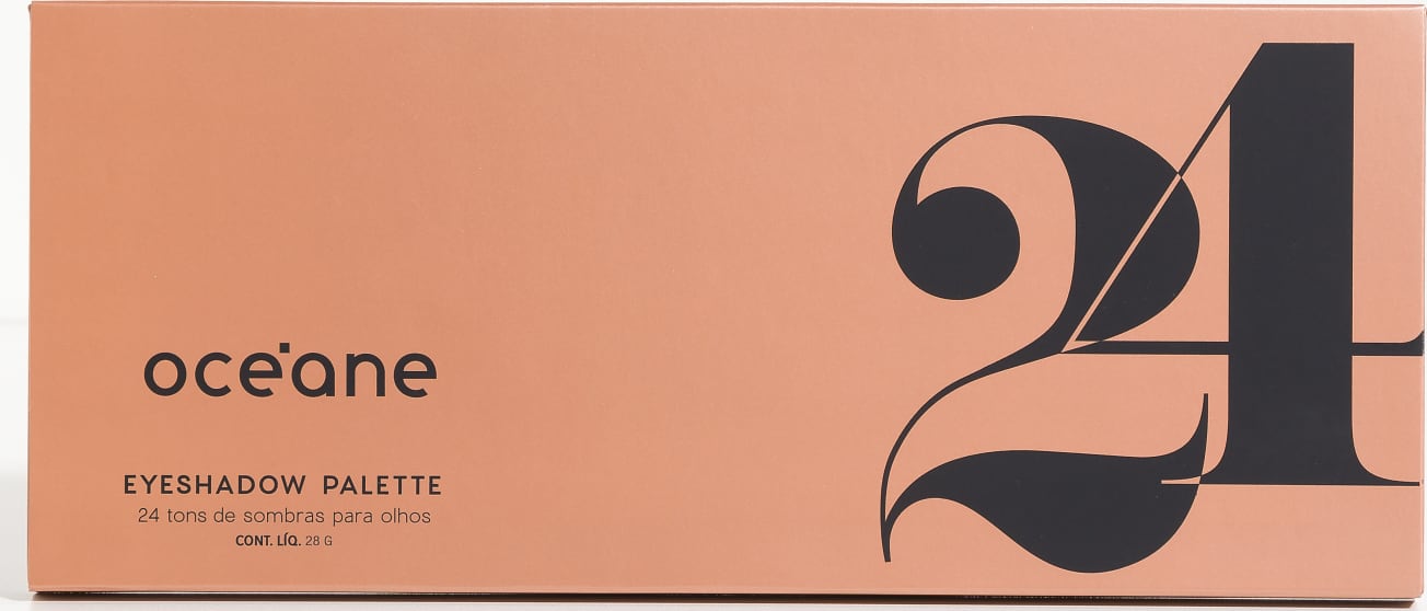 24 Eyeshadow Palette - Paleta com 24 tons de sombras para olhos 28g