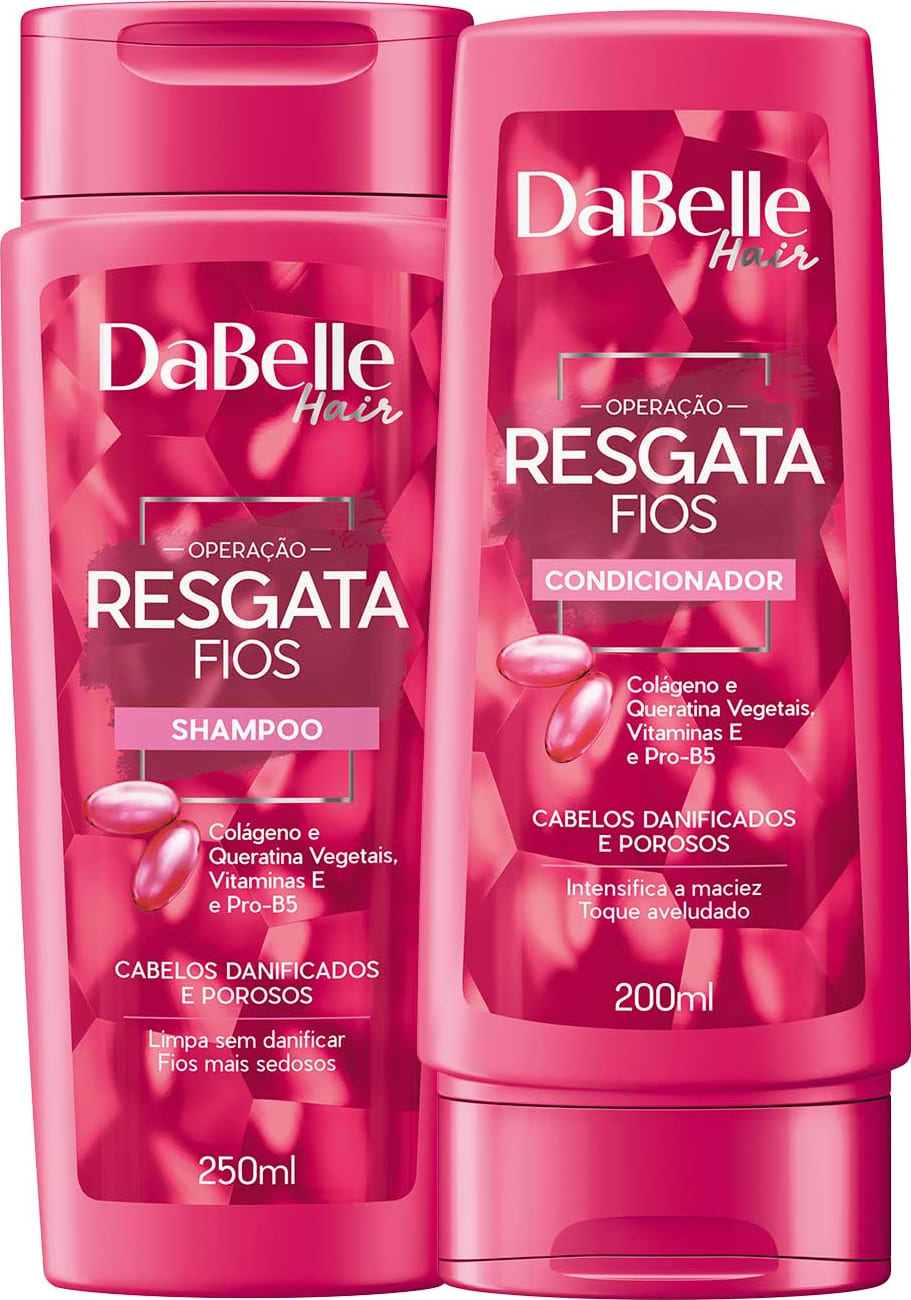 Kit DaBelle Hair Resgata Fios Duo (2 Produtos)