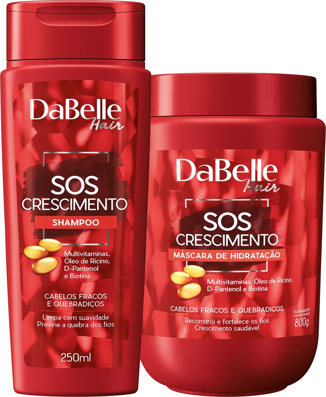 Kit DaBelle Hair SOS Crescimento Duo Diário (2 Produtos)