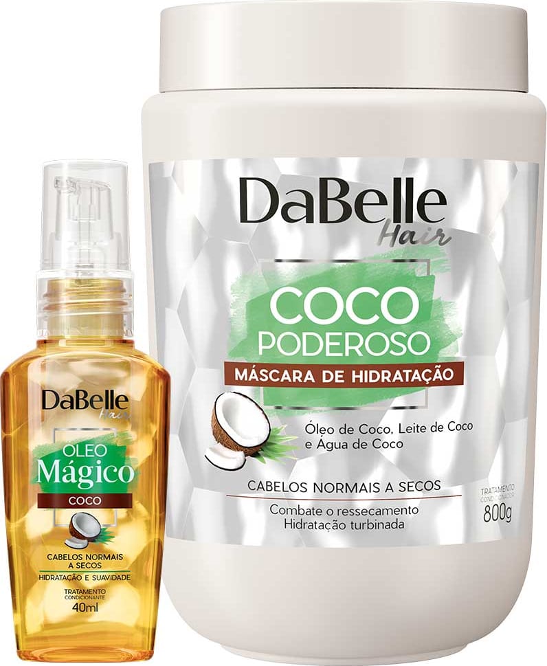Kit DaBelle Hair Coco Poderoso e Mágico Duo (2 Produtos)