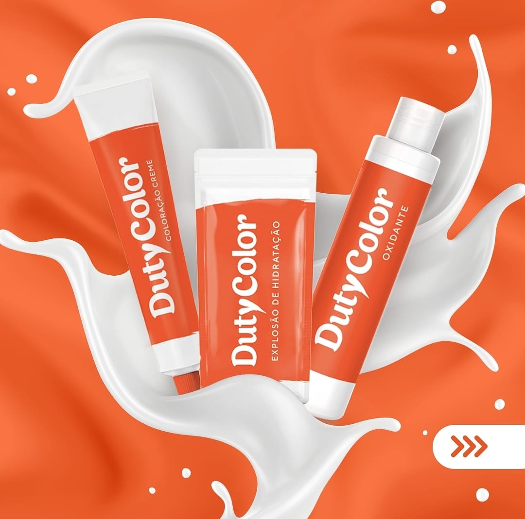 Kit DutyColor 7.0 Louro Médio & 7.66 Vermelho Intenso - Coloração Permanente (2 Unidades)