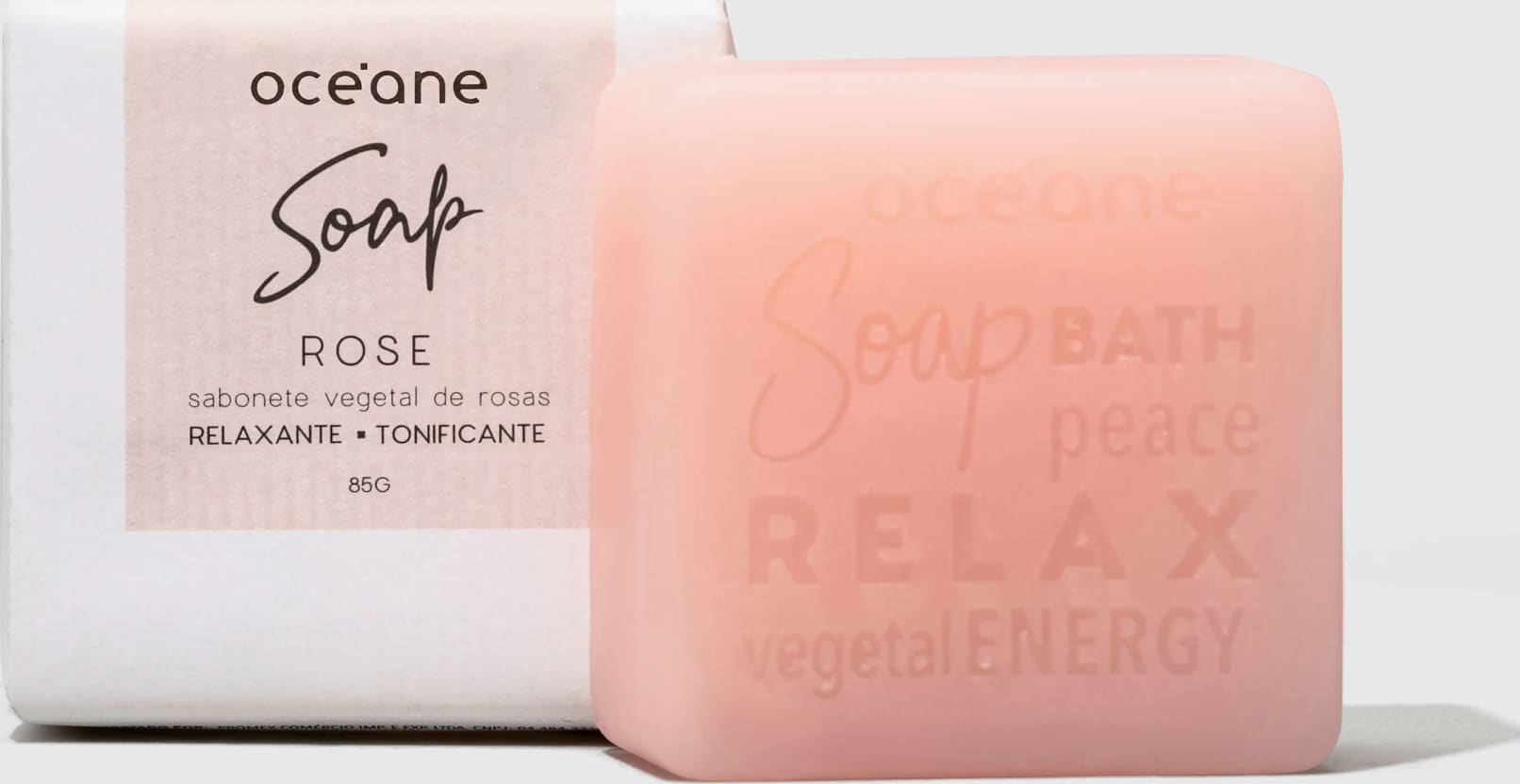 Rose Soap - Sabonete Vegetal de Rosas 85g