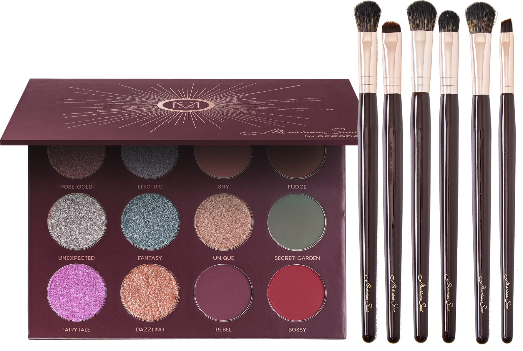 Kit 12 Shades + Pincéis Olhos (7 produtos)