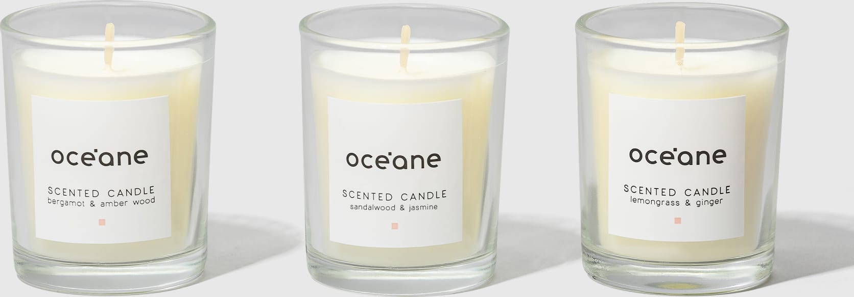 Scented Candles - Kit de Velas 3UN 50g cada