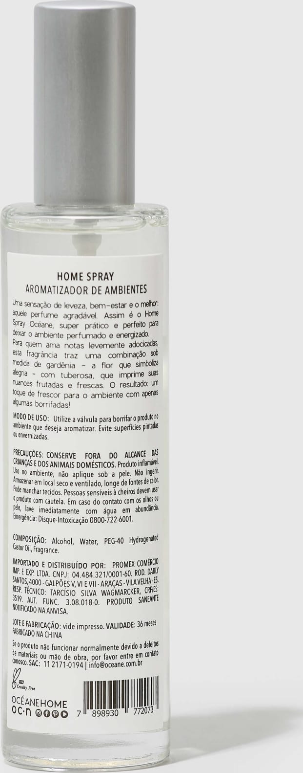 Home Spray - Aromatizador de Ambientes Gardênia e Tuberosa 100ml