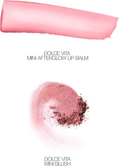 Kit de Mini Blush e Mini Balm Softcore Dolce Vita