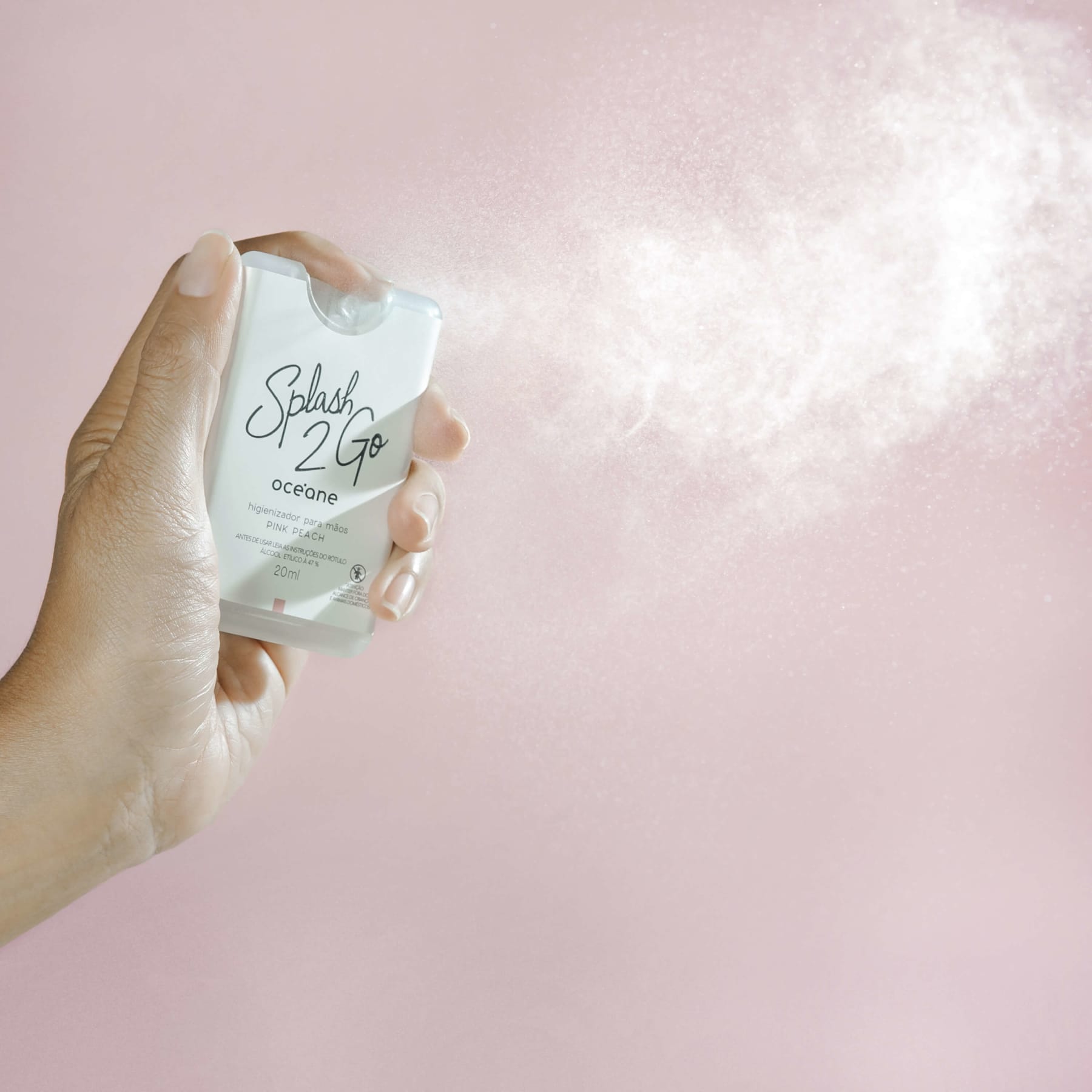 Splash 2GO Fresh Citrus 20ml - Higienizador para Mãos