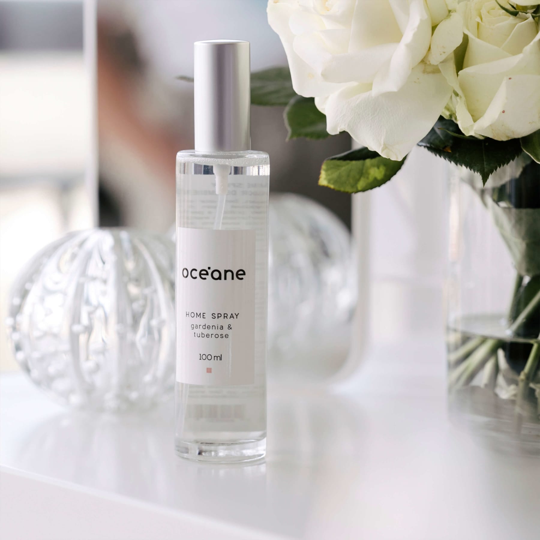 Kit Vela Média + Home Spray Gardênia e Tuberosa