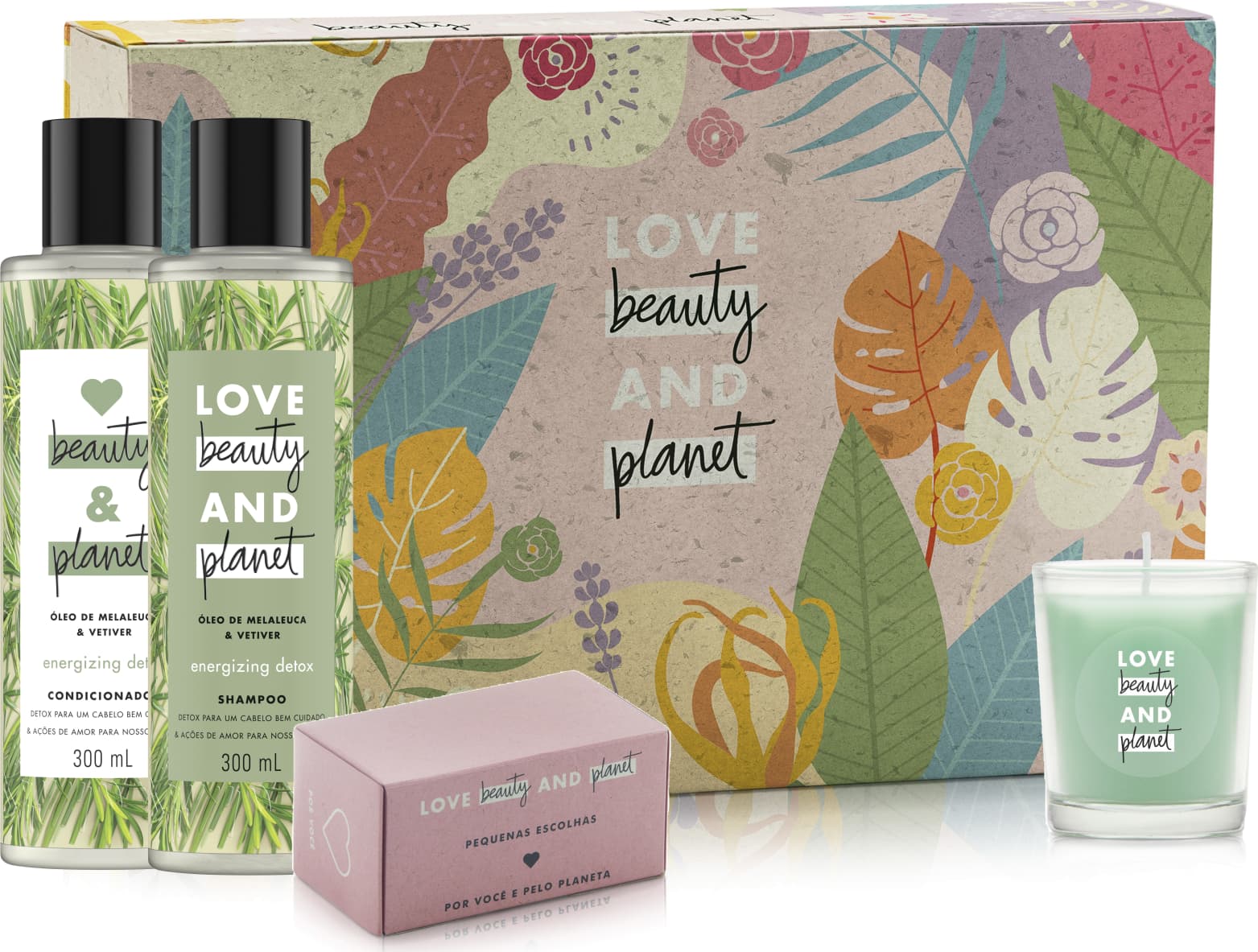 Kit Love Beauty and Planet Energizing Detox 300ml (5 Produtos)