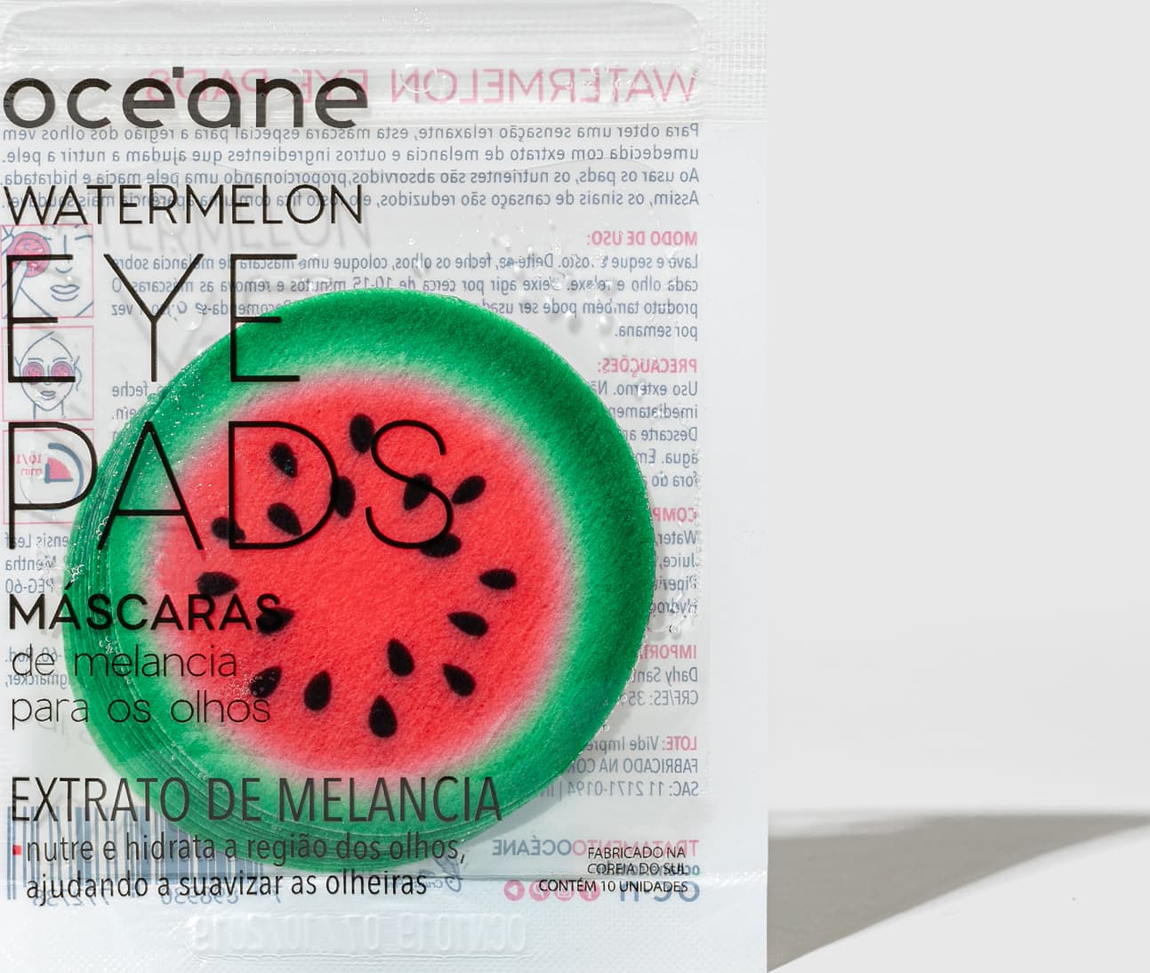 Watermelon Eye Pads - Máscara de Melancia para Olhos