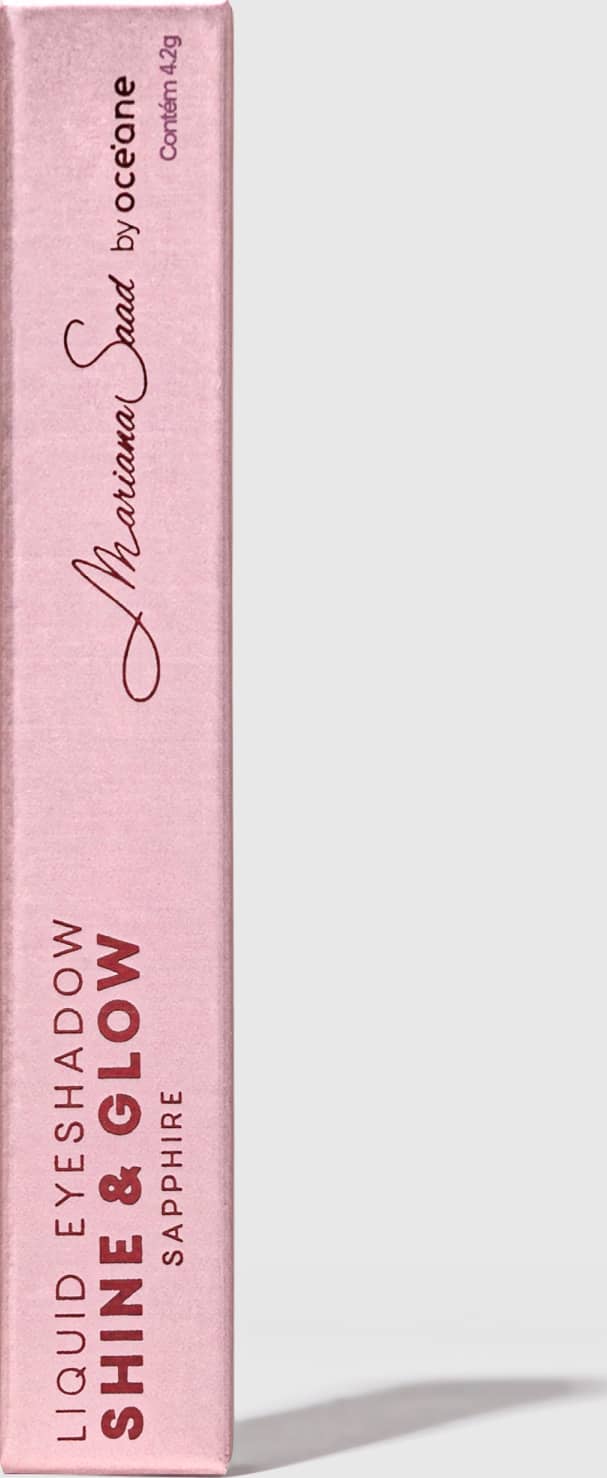 Sombra Líquida Mariana Saad - Liquid Eyeshadow Shine e Glow Sapphire 4,2g