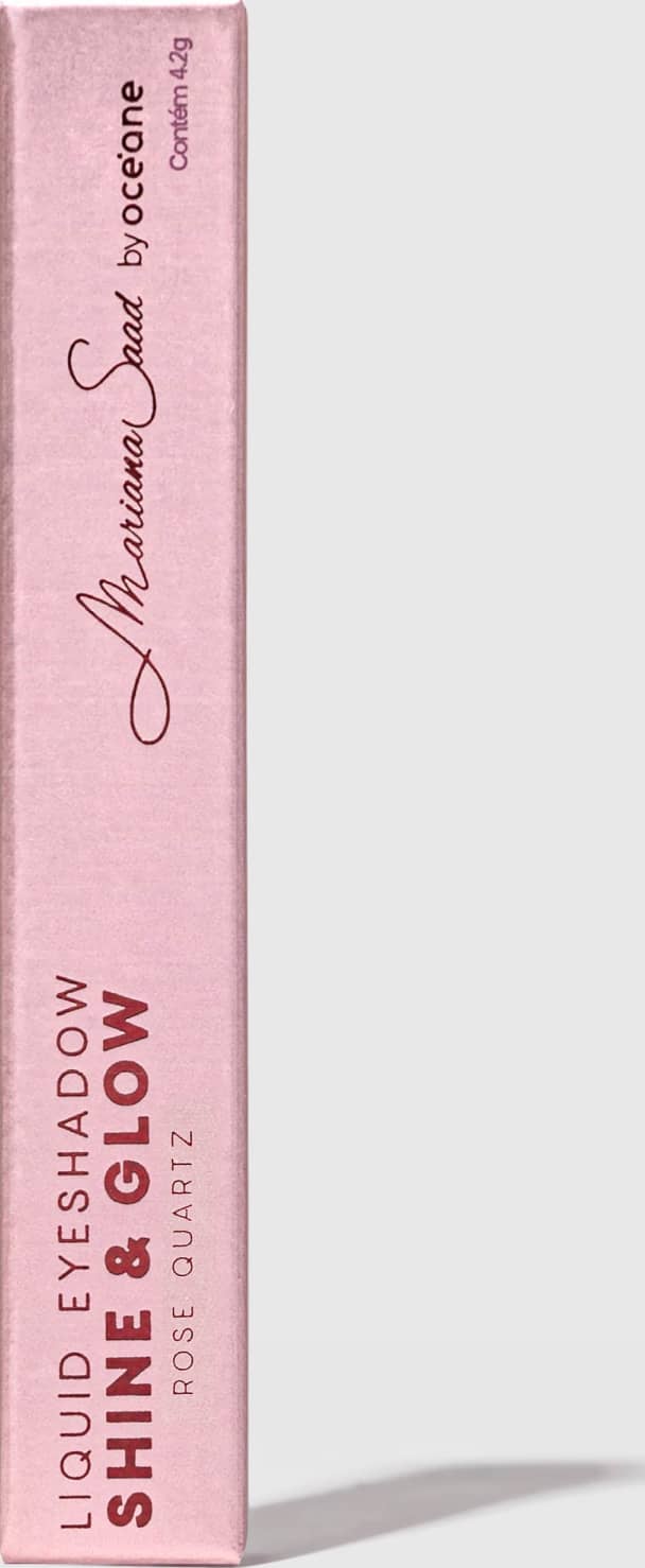 Sombra Líquida Mariana Saad - Liquid Eyeshadow Shine e Glow Rose Quartz 4,2g