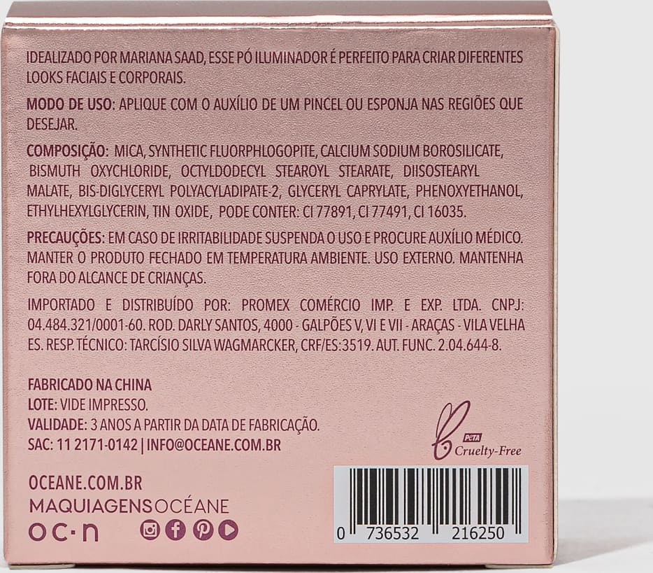 Pó Iluminador Mariana Saad - Skin Shine