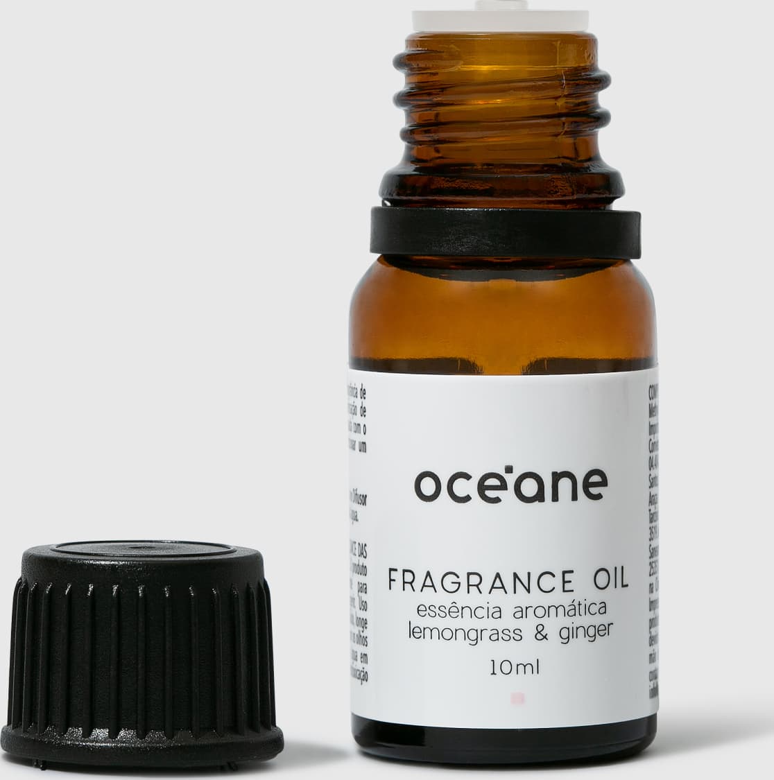 Fragrance Oil Lemongrass & Ginger 10ml - Essência Aromática Capim Limão e Gengibre