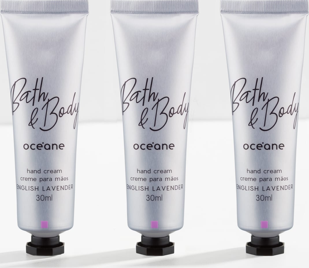 Kit com 3 Hand Creams English Lavender