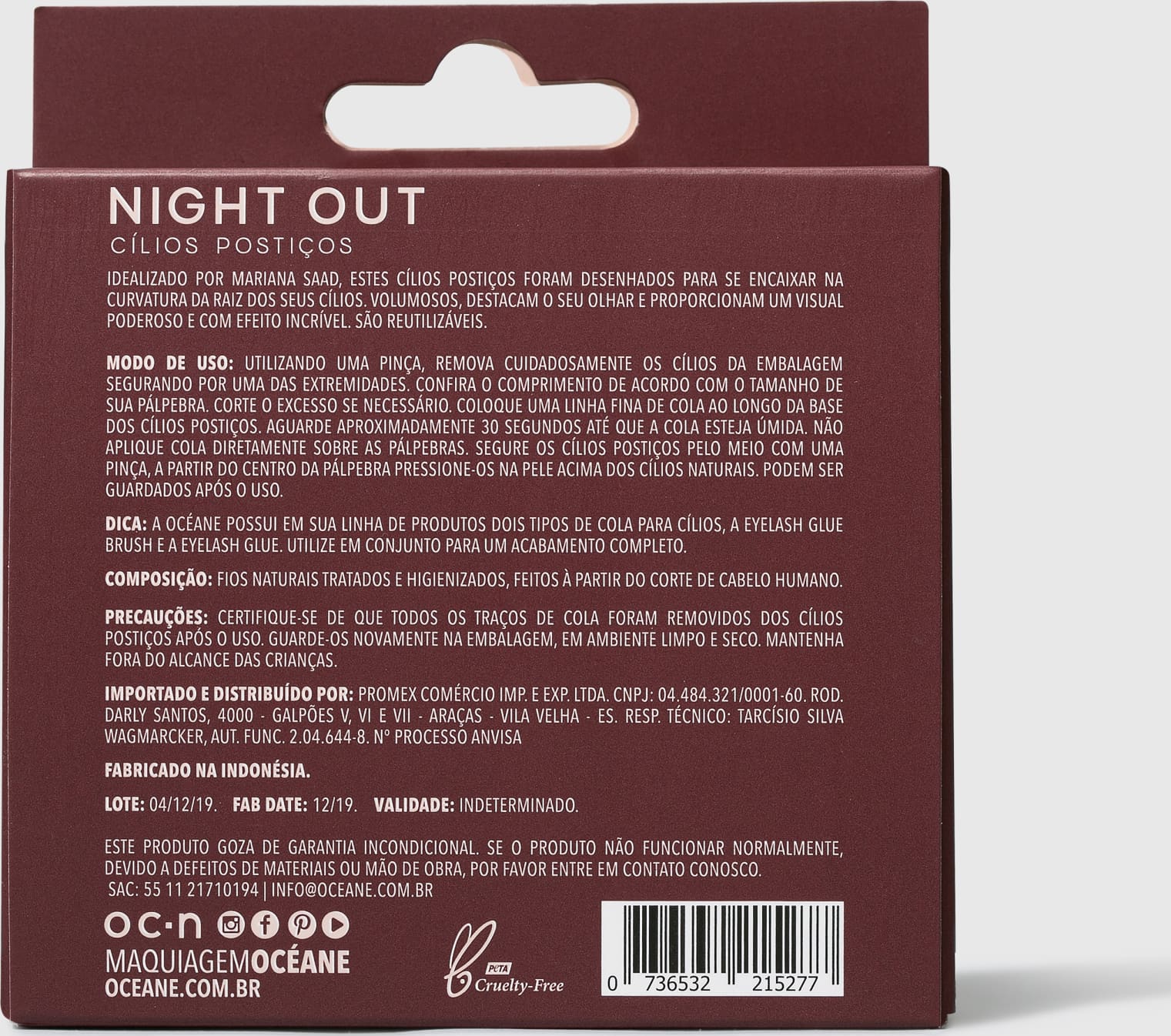 Night Out Mariana Saad - Cílios Postiços