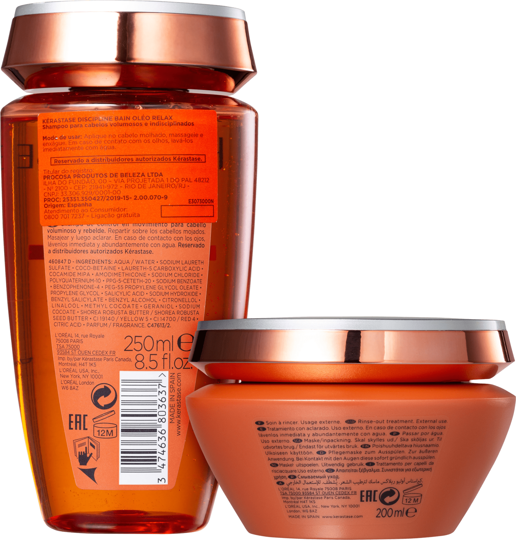 Kit Kérastase Discipline Oléo-Relax Duo (2 Produtos)