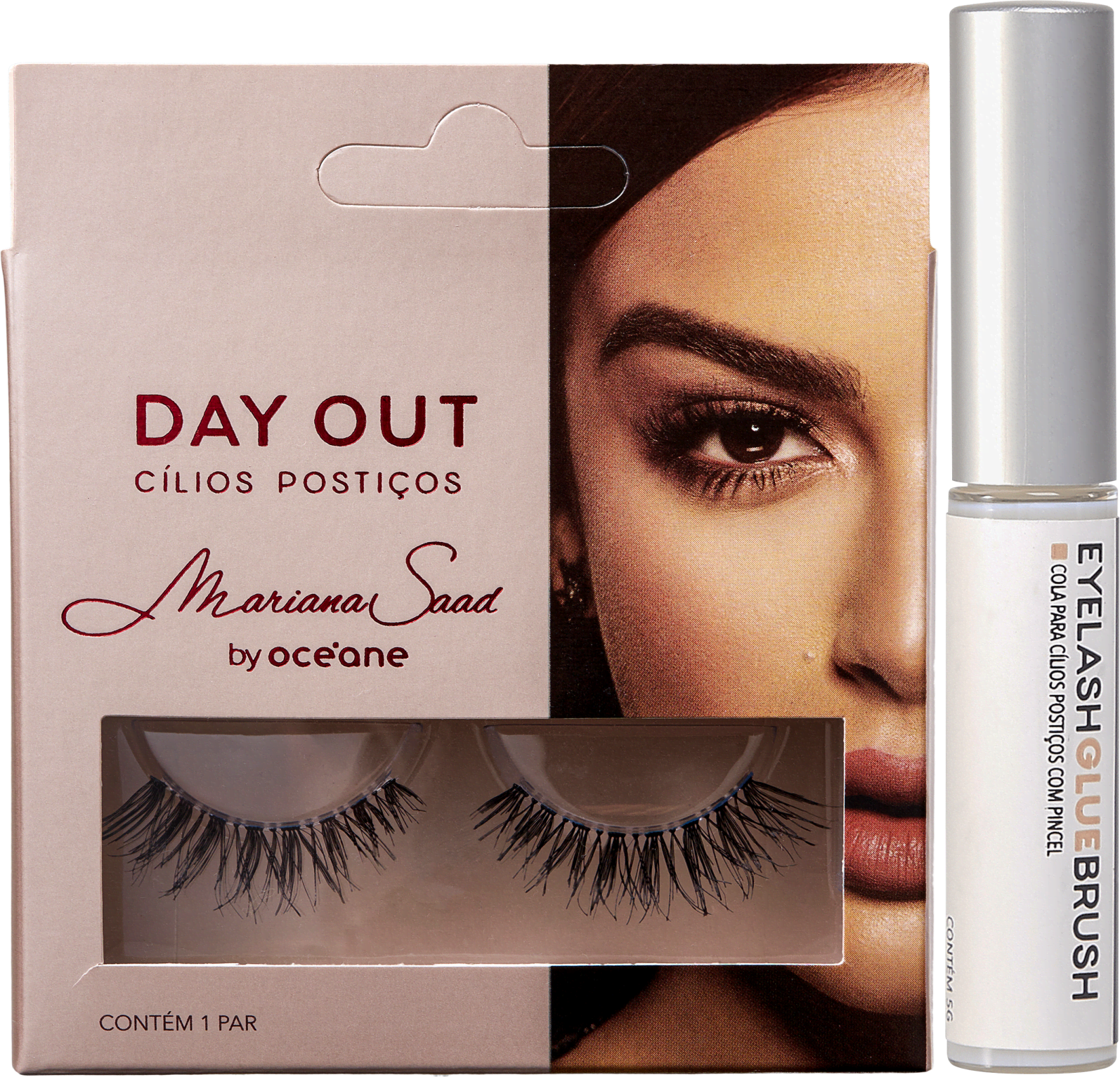 Kit Océane Eyelash Glue + Eyelashes Day Out Beleza na 