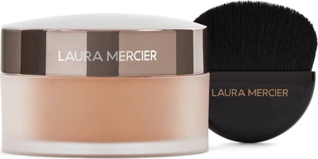 Kit Set To Glow Translucent Loose Setting Powder Medium Deep Glow 29G & Glow Powder Brush 1UN