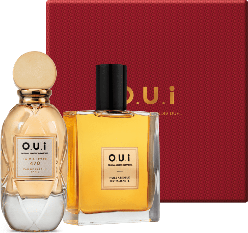 Kit O.U.i La Villette 470 & Rouge Luxe - Eau de Parfum, 75ml + Óleo Absoluto Revitalizante, 100ml
