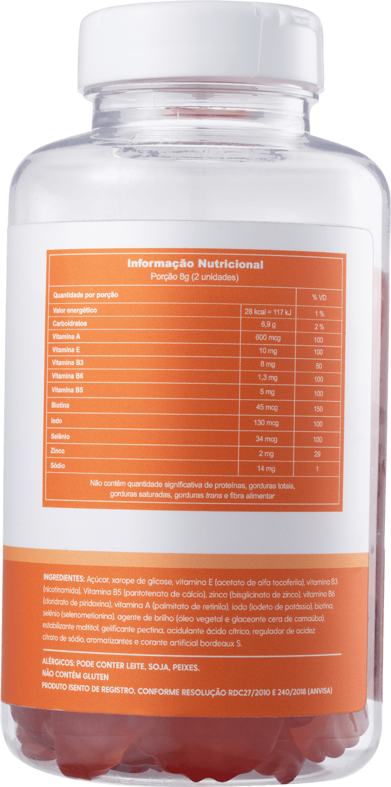 Suplemento Imunehair Vitamins Bala de Pectina Beautybox