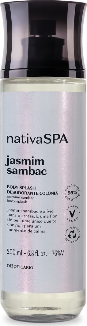 Combo Nativa SPA Jasmim Sambac: Body Splash 200ml + Óleo Precioso Multibenefícios 50ml
