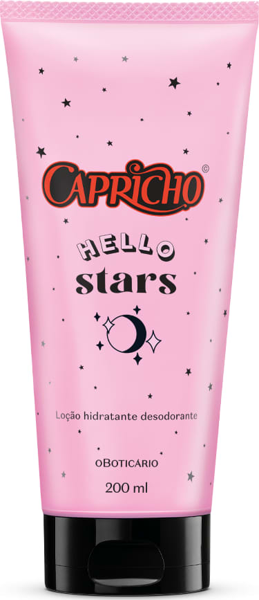 Combo Capricho Hello Stars: Desodorante Colônia 50ml + Loção Corporal 200ml + Máscara Facial 50g