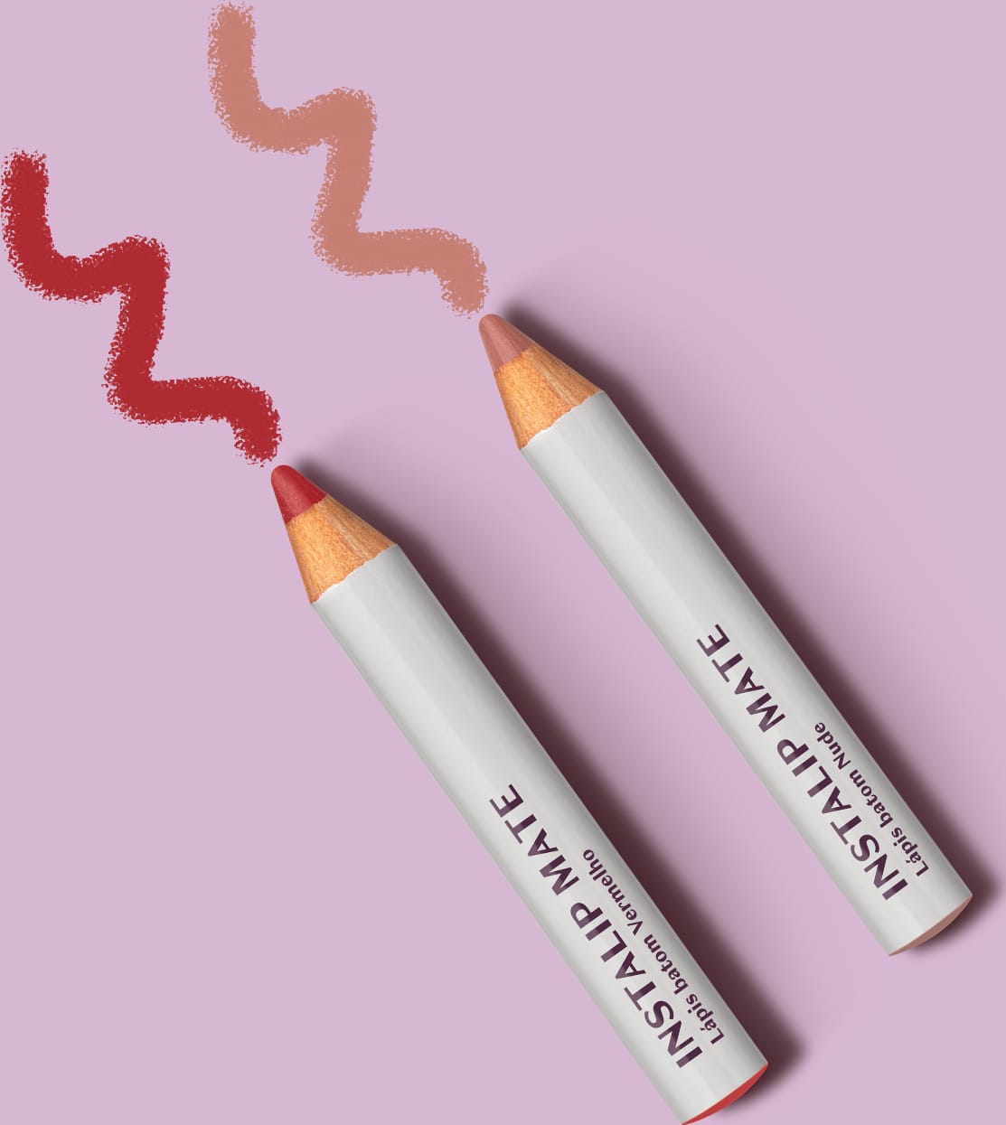 Combo Intense: Lápis Batom Vermelho 1,2g + Lápis Batom Nude 1,2g | O ...