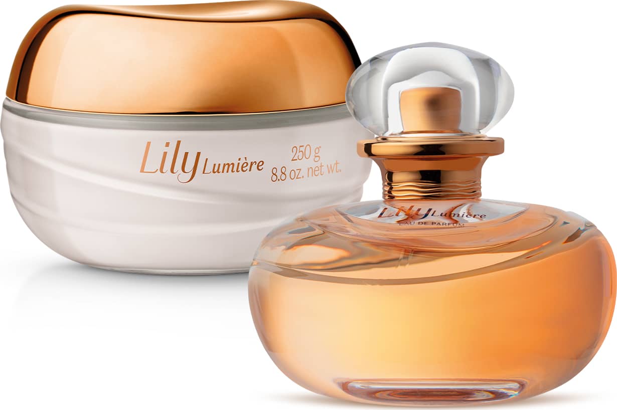 Combo Lily Lumière: Eau De Parfum 30ml + Creme Acetinado Hidratante  Desodorante Corporal 250g