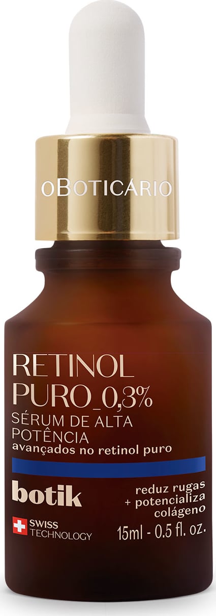 Sérum Facial de Alta Potência Botik Retinol Puro 30ml