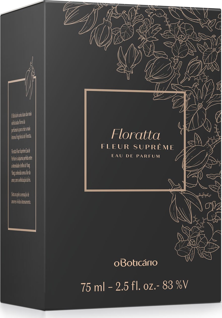 Perfume floratta fleur suprême eau de parfum boticário 75ML em Promoção na  Americanas