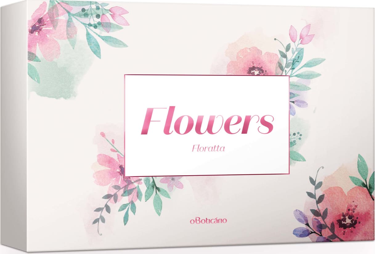 Kit Presente Floratta Desodorante Colônia: Floratta Blue 30ml + Floratta Rose 30ml + Floratta Flores Secretas 30ml