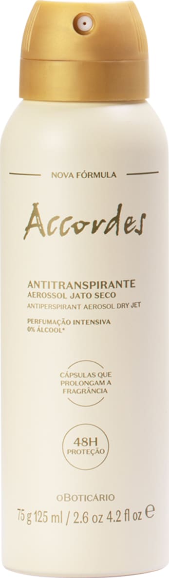 Kit Presente Accordes: Desodorante Colônia 80ml + Creme Hidratante 200ml + Antitranspirante 75g