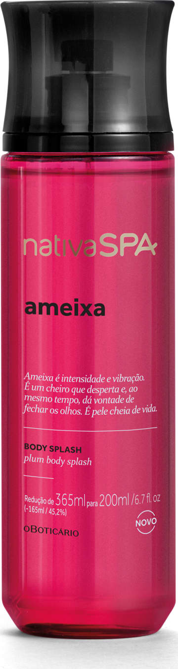 Kit Presente Nativa SPA Ameixa: Loção Hidratante Desodorante Corporal 400ml + Body Splash 200ml + Creme de Mãos 75g