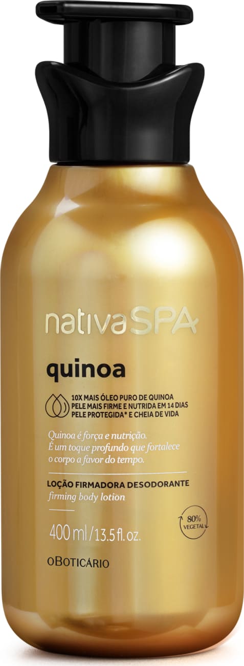 Kit Presente Nativa SPA Quinoa: Loção Hidratante Desodorante Corporal 400ml + Creme Antissinais de Mãos 75g