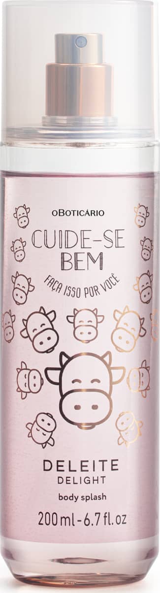 Kit Presente Cuide-se Bem Deleite: Loção Hidratante Desodorante Corporal 200ml + Body Splash 200ml + Creme de Mãos 50g