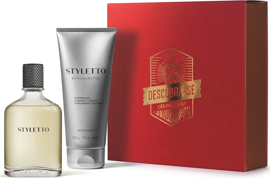Kit Presente Boticollection Styletto: Desodorante Colônia 100ml + Sabonete Líquido 200ml
