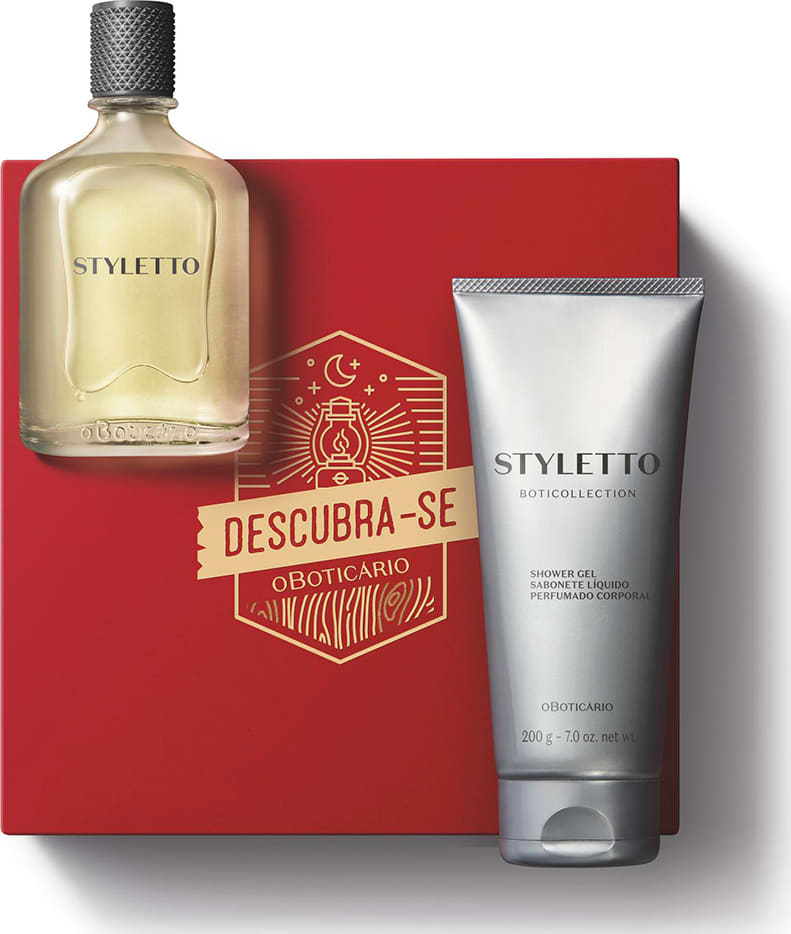 Kit Presente Boticollection Styletto: Desodorante Colônia 100ml + Sabonete Líquido 200ml