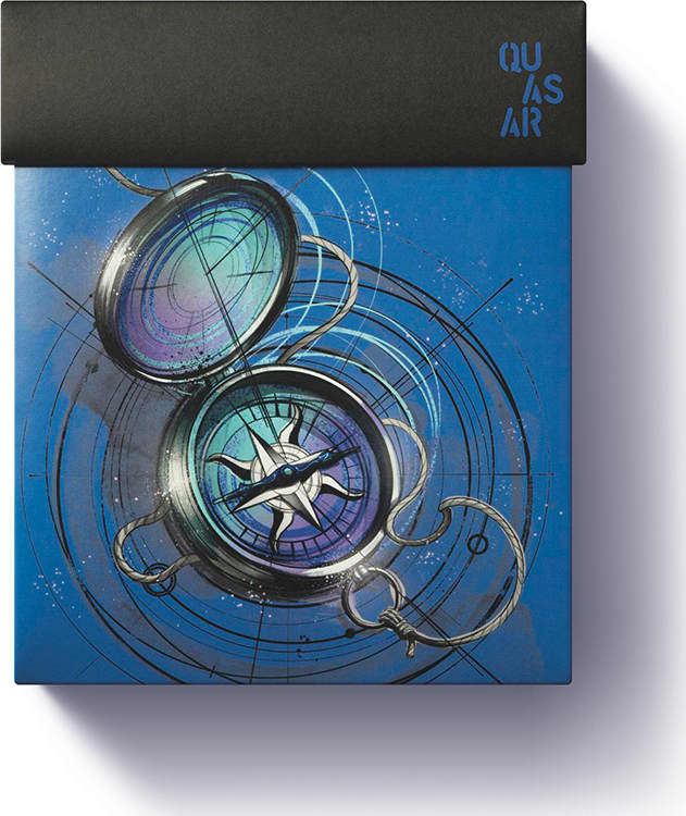 Kit Presente Quasar: Desodorante Colônia 100ml + Antitranspirante Aerossol 75g + Caixa de Presente
