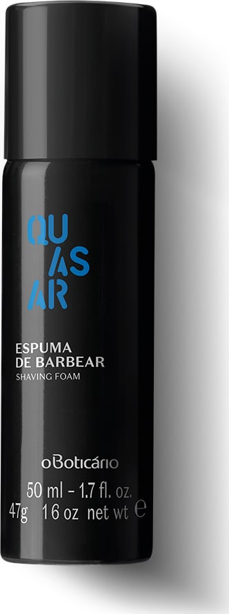 Kit Presente Quasar: Desodorante Colônia 10ml + Espuma de Barbear 47ml + Gel Pós Barba 75g