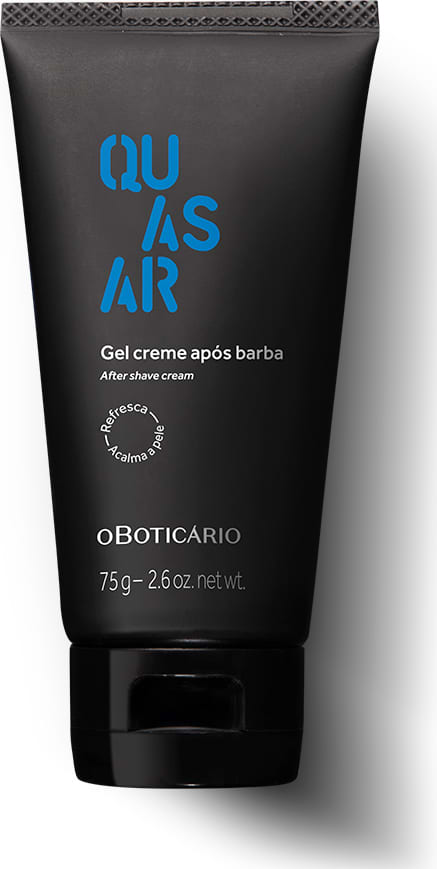 Kit Presente Quasar: Desodorante Colônia 10ml + Espuma de Barbear 47ml + Gel Pós Barba 75g