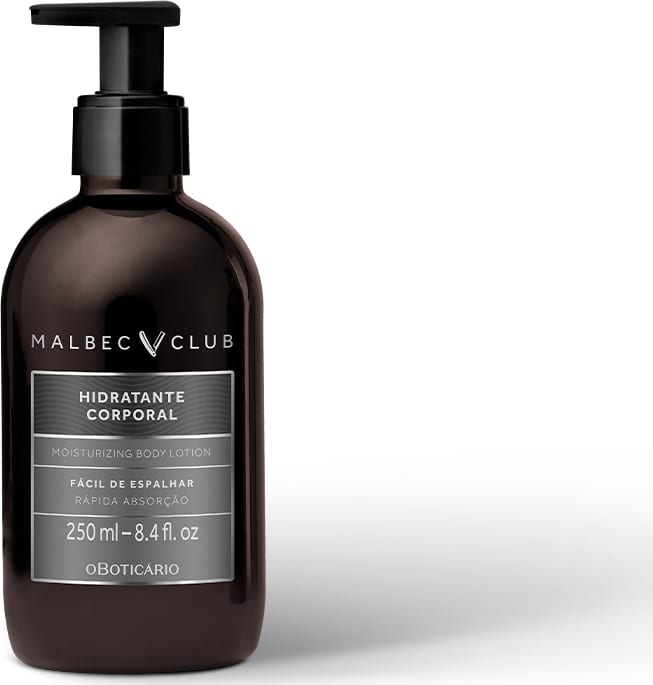 Kit Presente Malbec: Desodorante Colônia 100ml + Loção Corporal 250ml + Sabonete Líquido Corporal 250ml